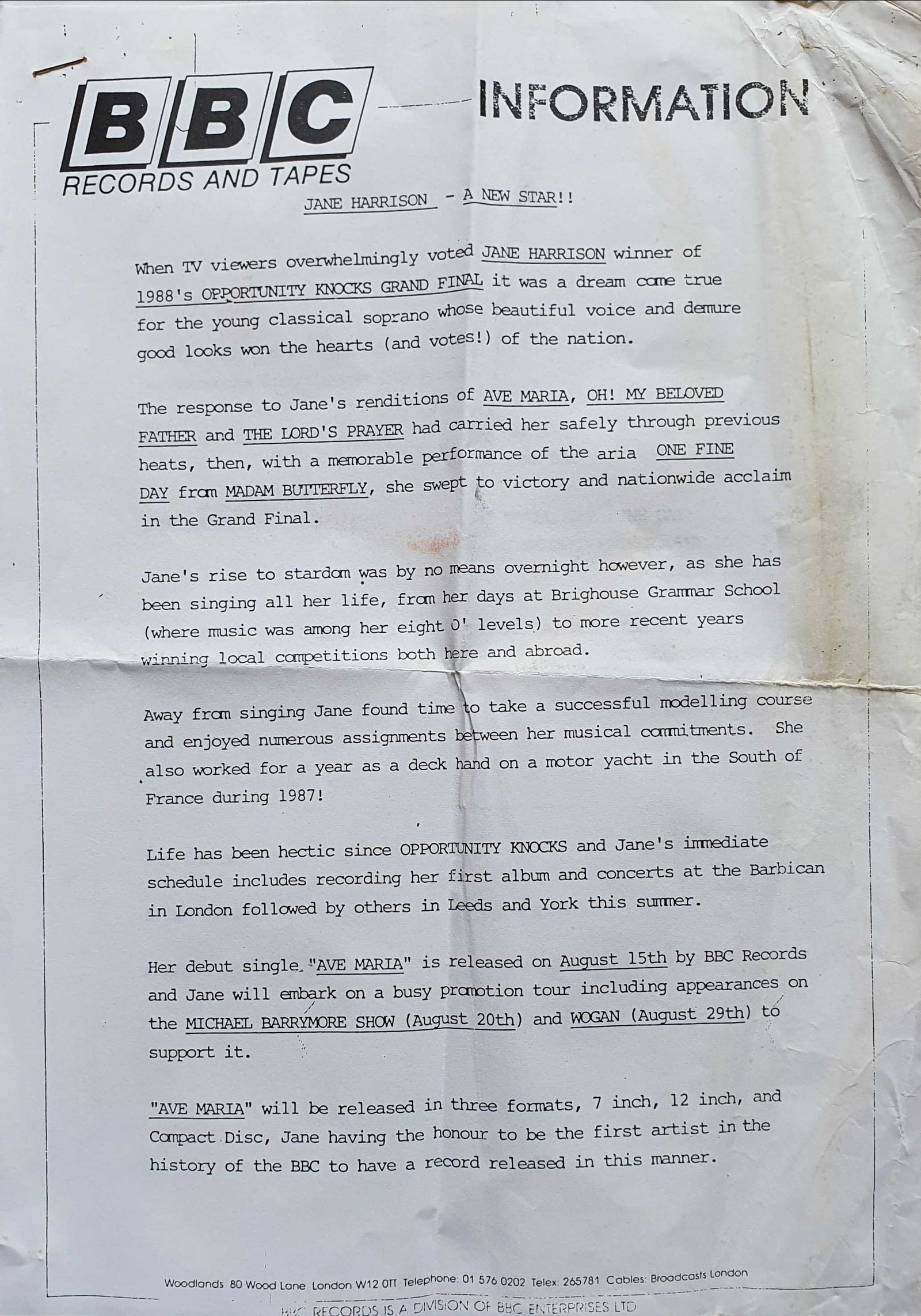 Inserts from RESL 227